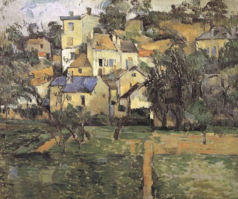 Paul Cezanne Pang Schwarz housing plans oil painting image
